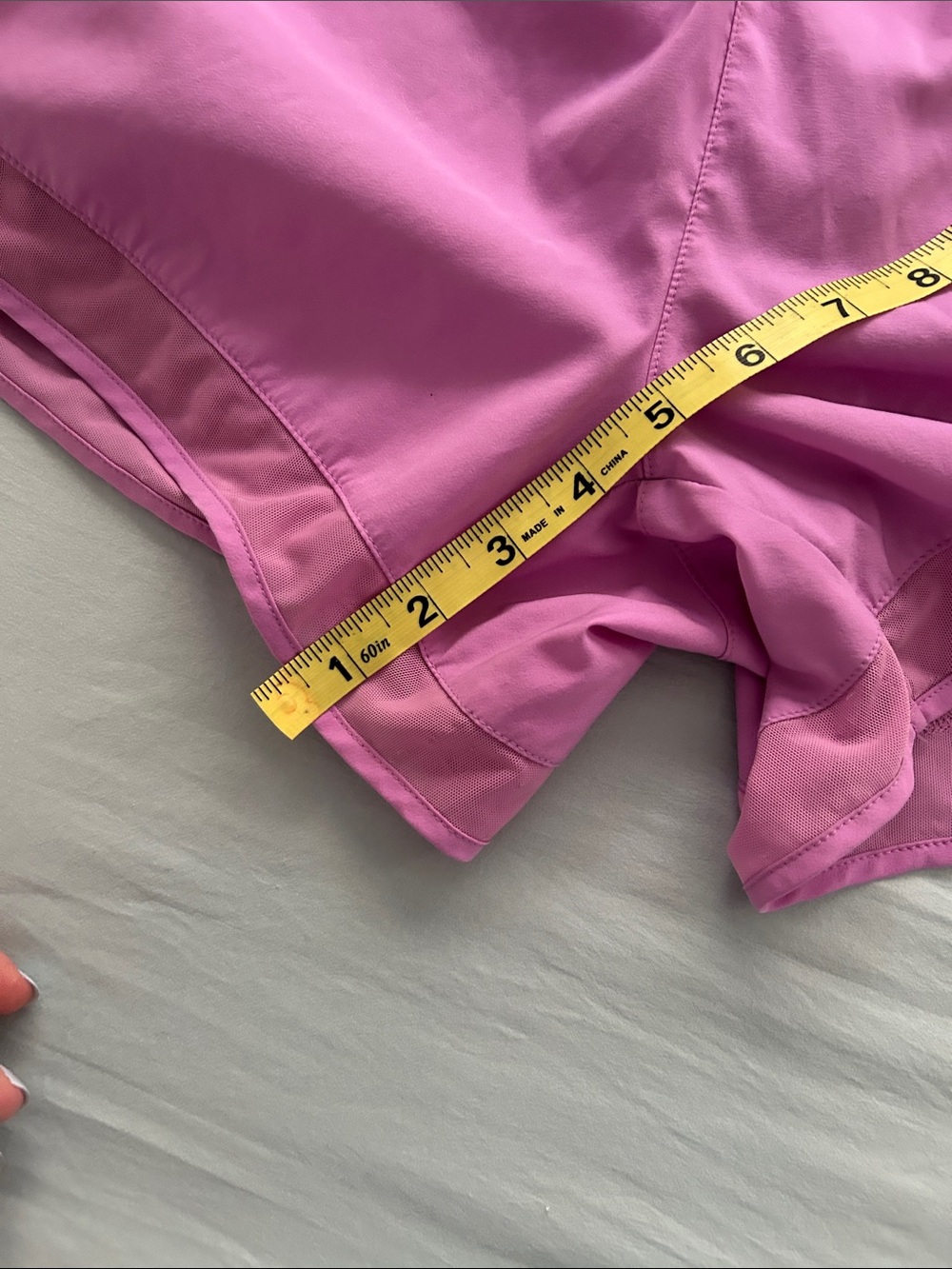 Athleta Pink Athletic Shorts with Side Pockets - Picture 3 of 8